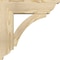 Ekena Millwork Thorton Traditional Rough Sawn Bracket w/ Offset Brace, Douglas Fir, 6"W x 18"D x 18"H BKT0604X18X18THR01RDF - alternate 4